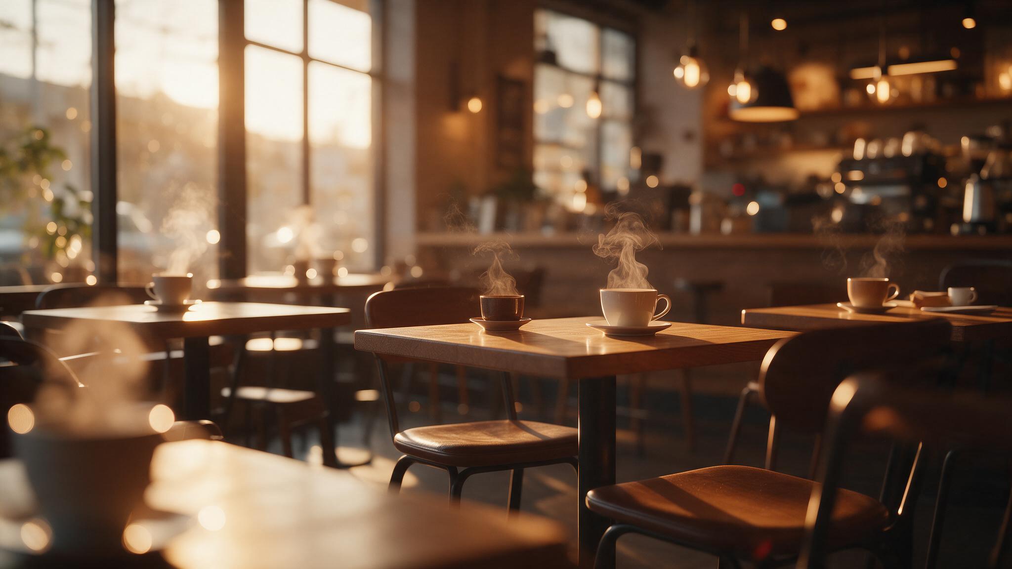 Coffee shop interior